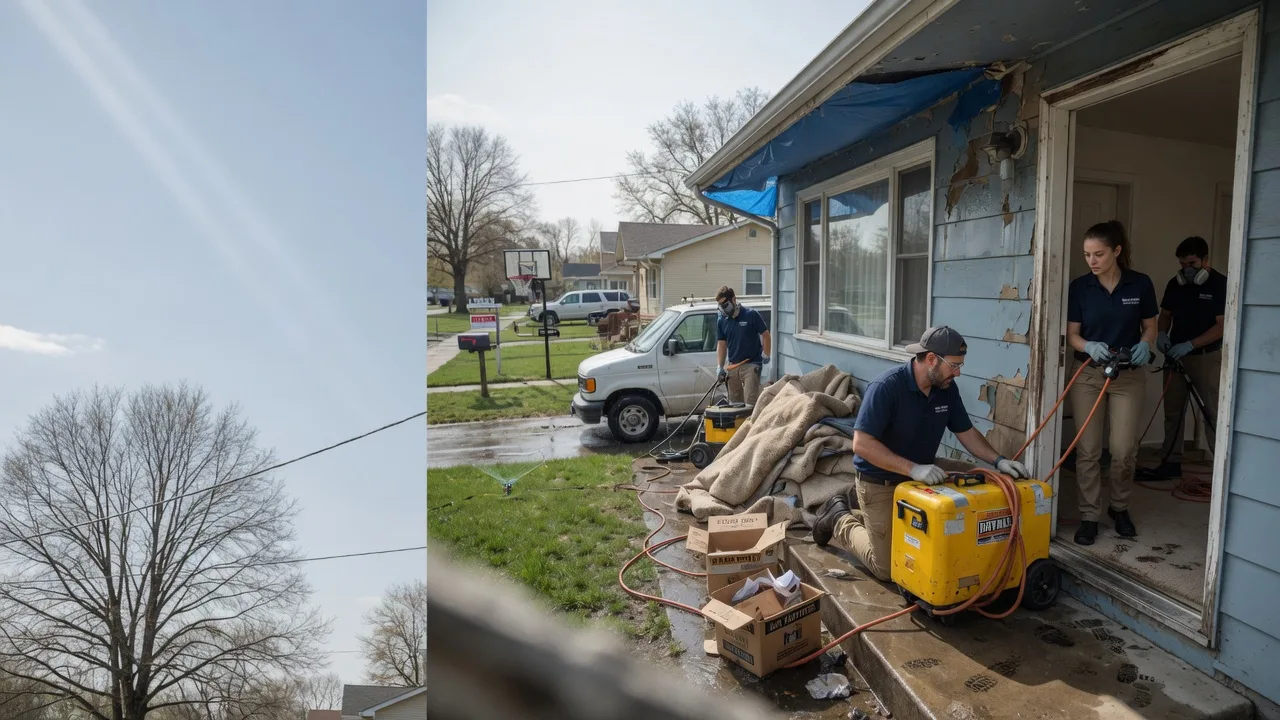 Basement Flood Cleanup in Grandview, IN near me